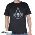 Images 1 : Tee Shirt - Crest AC4 gris - Assassin's Creed - Homme - Noir - ABYstyle