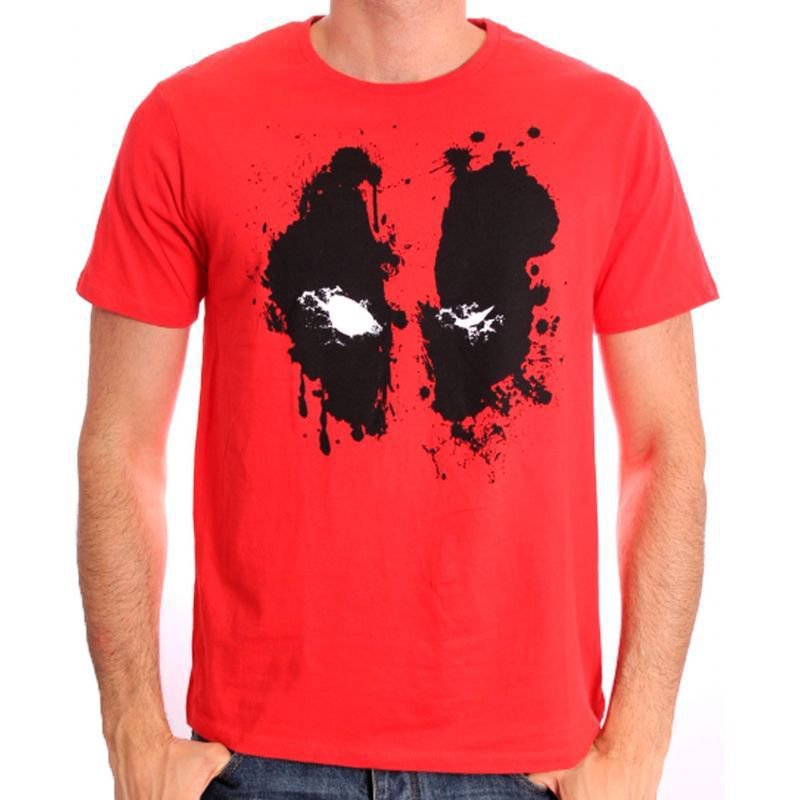 Visuel 1 : Tee Shirt - Deadpool : Paint - Homme - Marvel - Cotton Division