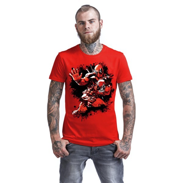 Visuel 2 : Tee Shirt - Deadpool : Jump - Homme - Marvel