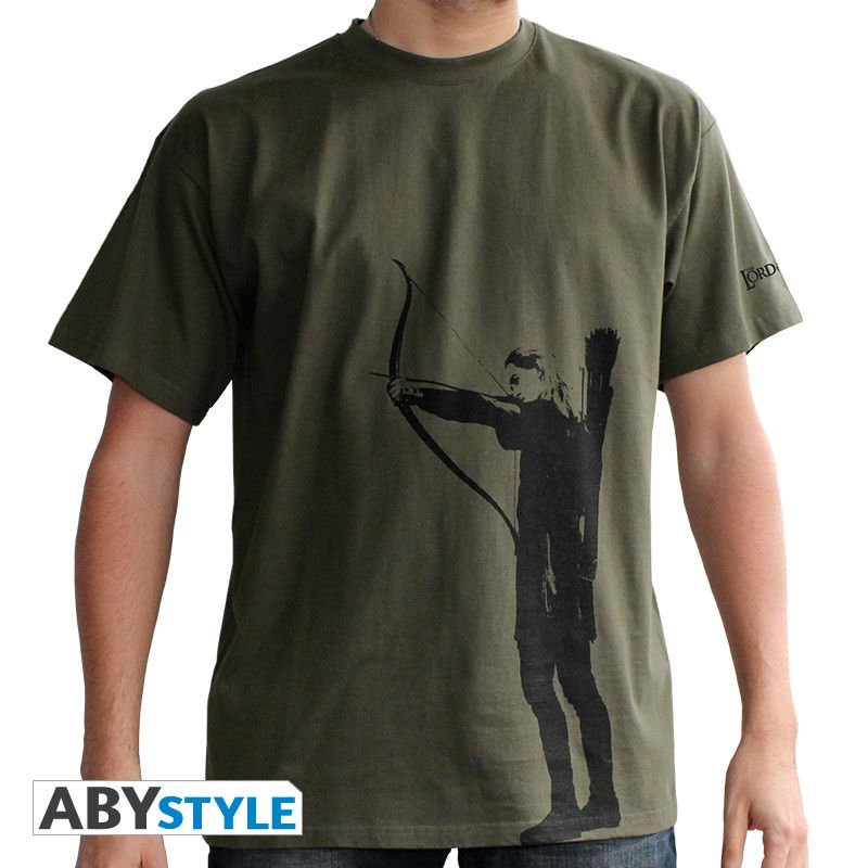 Visuel 1 : Tee Shirt - Legolas - Le Seigneur des anneaux - Homme - Vert Kaki - ABYstyle