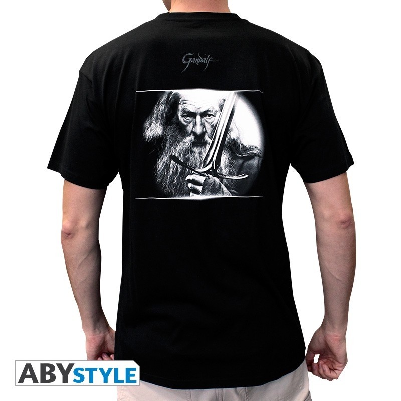 Visuel 1 : Tee Shirt - Gandalf et pe - The Hobbit - Homme - Noir - ABYstyle