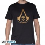 Tee Shirt - Crest AC4 dor - Assassin's Creed - Homme - Noir - ABYstyle