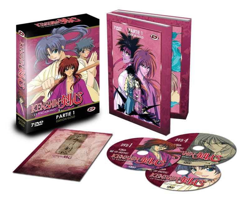 Kenshin le Vagabond - Partie 1 - Coffret DVD + Livret - Edition Gold