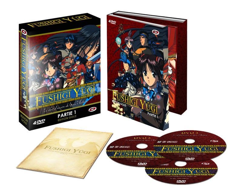 Fushigi Yugi - Partie 1 - Coffret DVD + Livret - Edition Gold