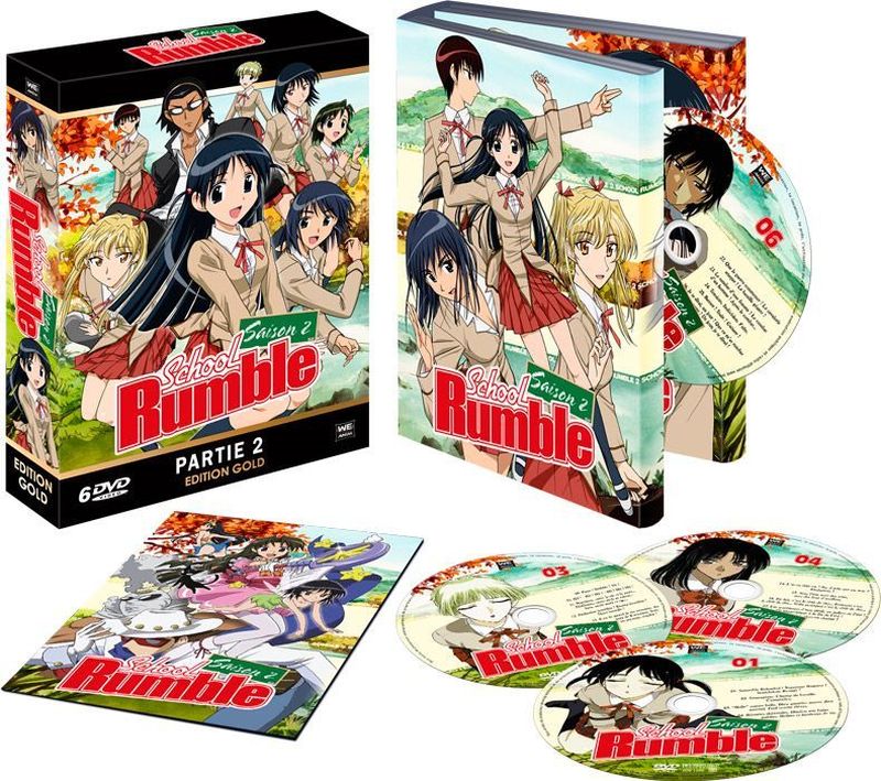 School Rumble - Intgrale Saison 2 - Coffret DVD + Livret - Edition Gold