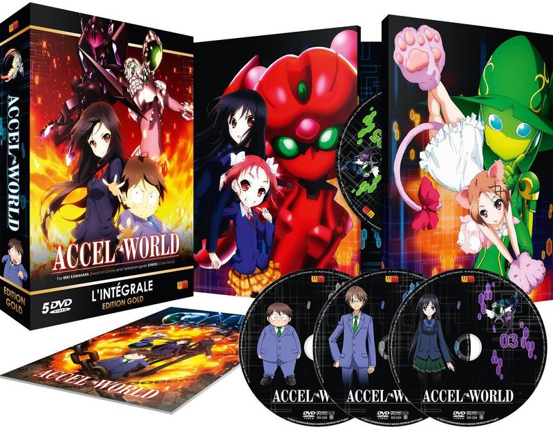 Accel World - Intgrale - Coffret DVD + Livret - Edition Gold