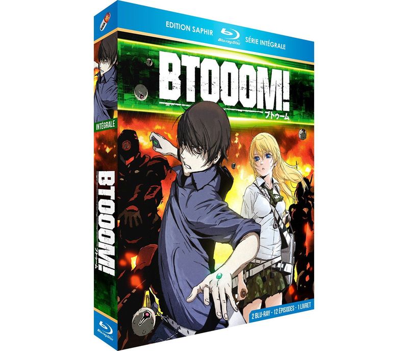 IMAGE 2 : Btooom! - Intgrale - Edition Saphir - Coffret Blu-ray + Livret