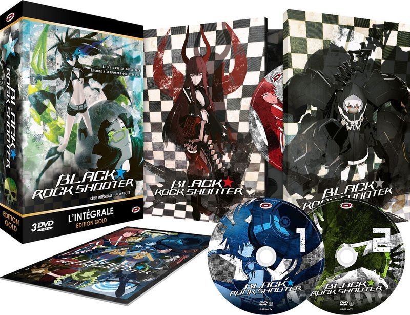 Black Rock Shooter - Intgrale + OAV - Edition Gold - Coffret DVD + Livret