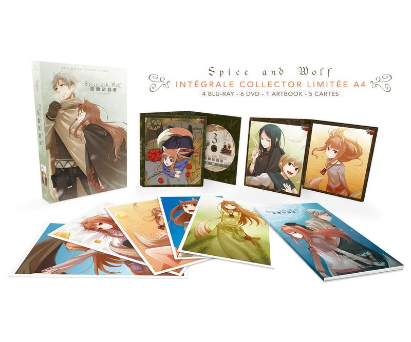 Spice and Wolf - Intgrale (Saisons 1 et 2 + 2 OAV) - Edition Collector Limite - Combo Blu-ray + DVD