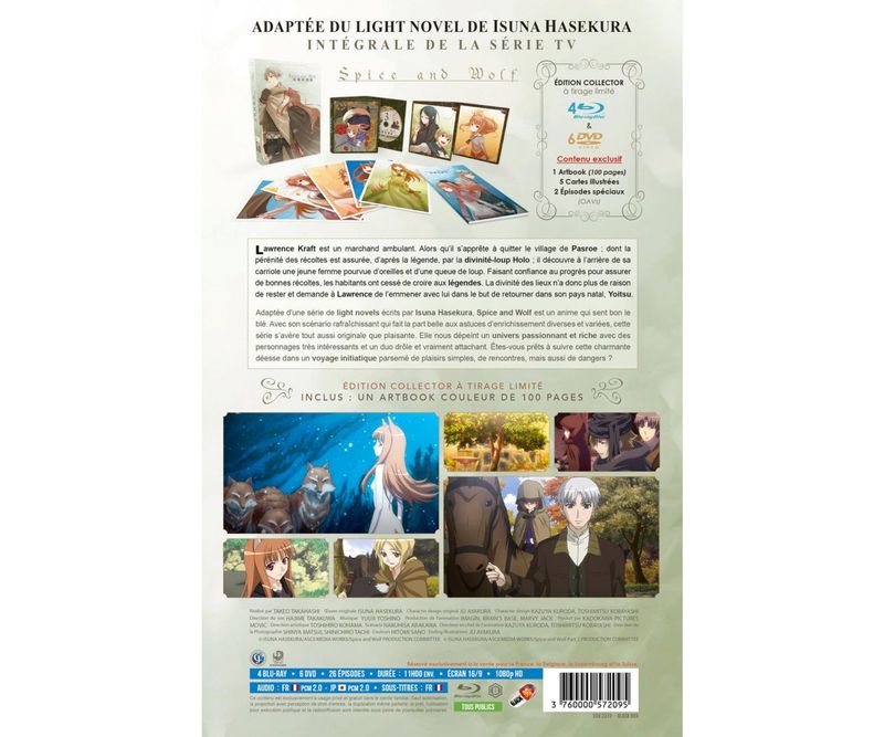 IMAGE 3 : Spice and Wolf - Intgrale (Saisons 1 et 2 + 2 OAV) - Edition Collector Limite - Combo Blu-ray + DVD