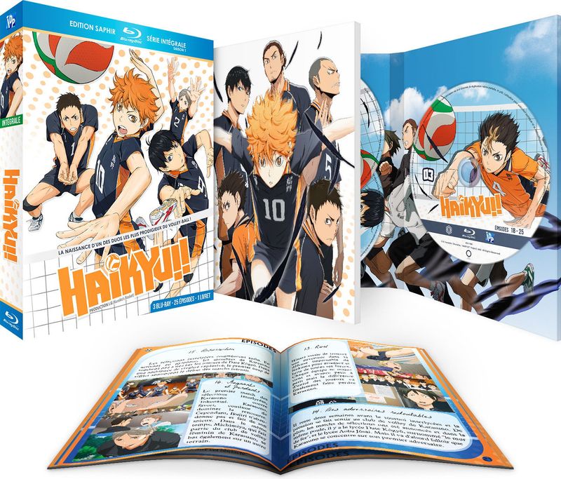 Haikyu !! - Intgrale (saison 1) - Coffret Blu-ray + Livret - Edition Saphir