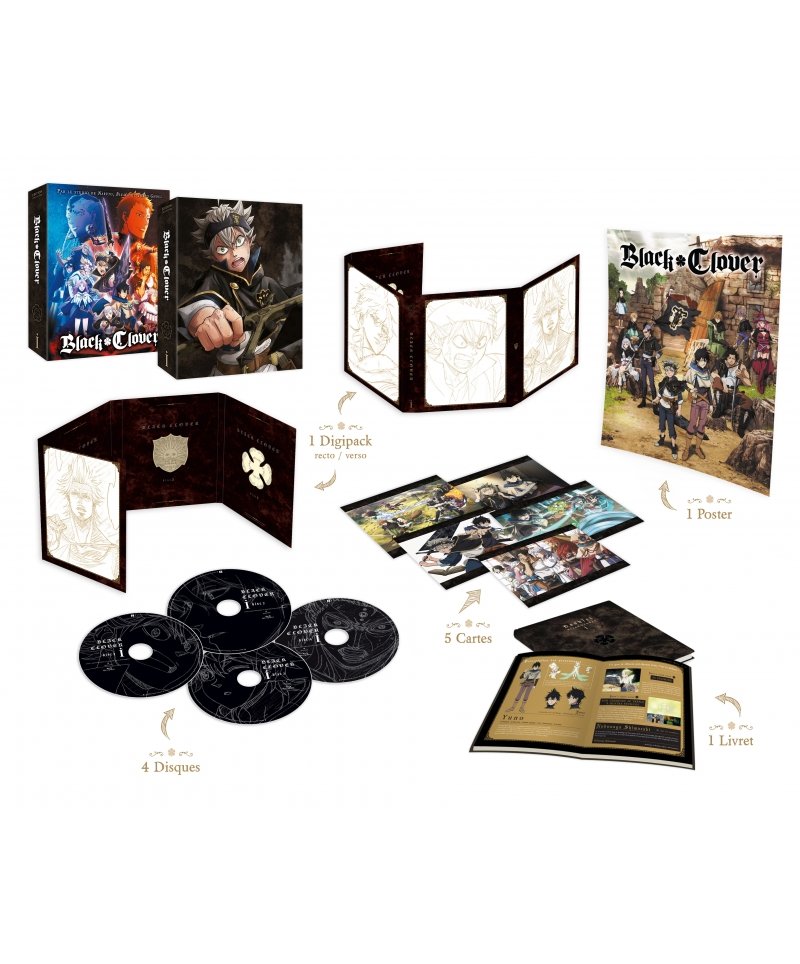 IMAGE 4 : Black Clover - Saison 1 - Partie 1 - Edition Collector - Coffret Blu-ray