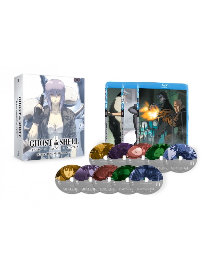 IMAGE 2 : Ghost in the Shell Stand Alone Complex - Intgrale (2 Saisons) - Coffret Blu-Ray