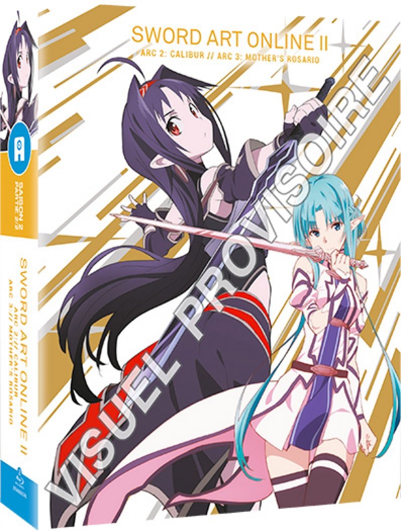 Sword Art Online II - Arc 2 et 3 : Calibur & Mother's Rosario - Coffret Blu-ray