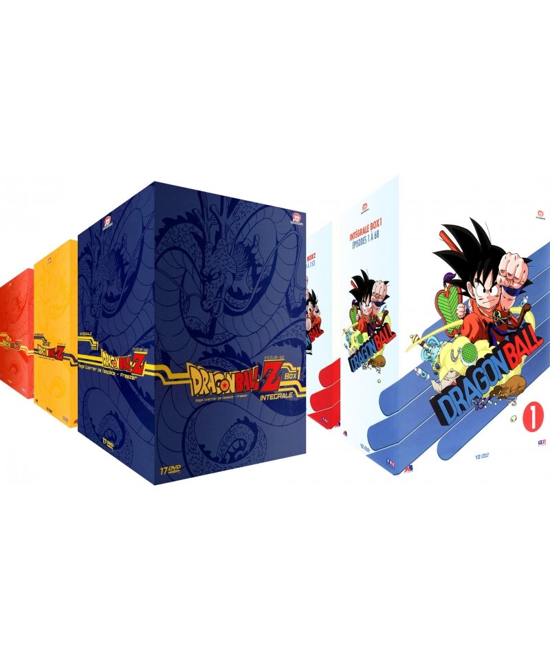 IMAGE 2 : Dragon Ball Z + Dragon Ball - Intgrale Collector - Pack 5 Coffrets DVD - 444 pisodes - Non censur