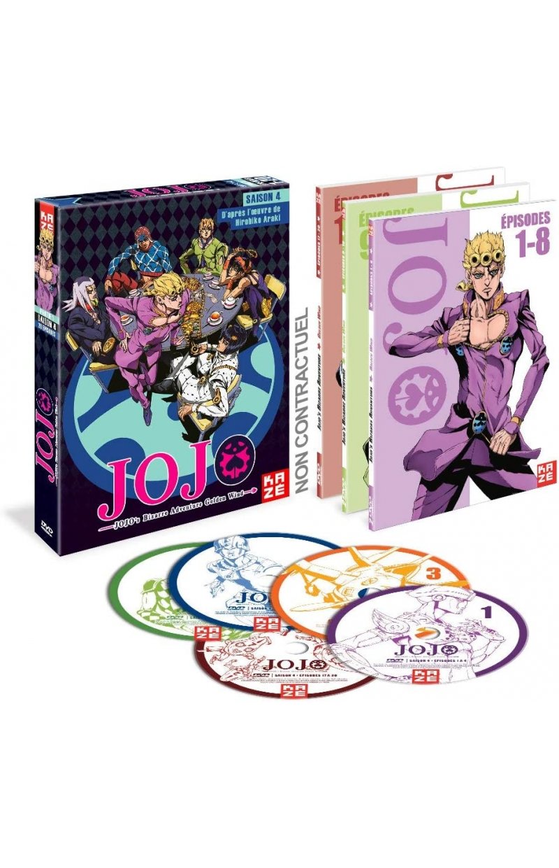 IMAGE 2 : Jojo's Bizarre Adventure - Saison 4 - Partie 1 (Arc : Golden Wind) - Coffret DVD