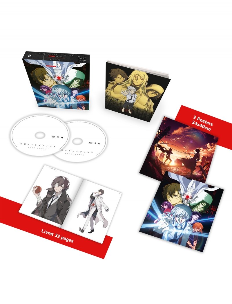 IMAGE 2 : Bungo Stray Dogs - Dead Apple - Film - Coffret Combo Blu-ray + DVD