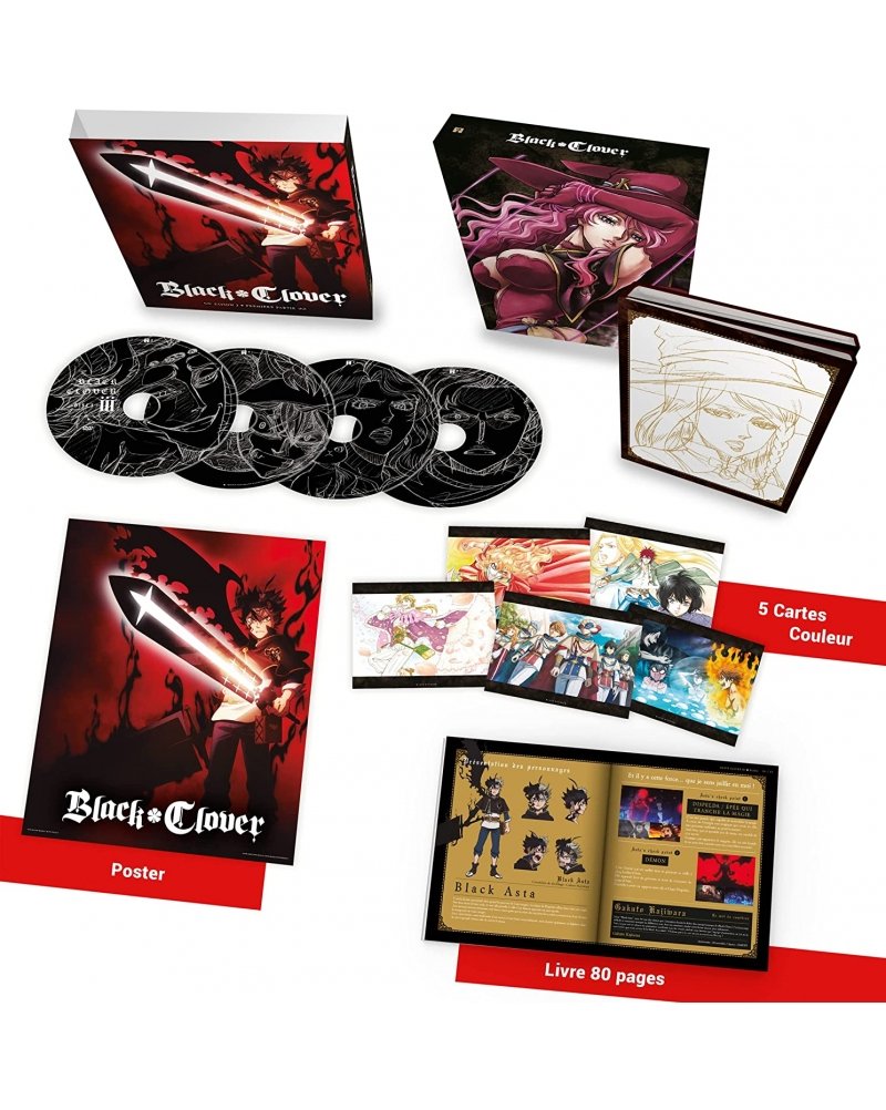 IMAGE 2 : Black Clover - Saison 2 - Partie 1 - Edition Collector - Coffret DVD