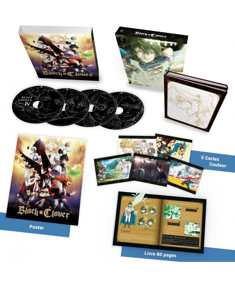 IMAGE 2 : Black Clover - Saison 2 - Partie 2 - Edition Collector - Coffret Blu-ray