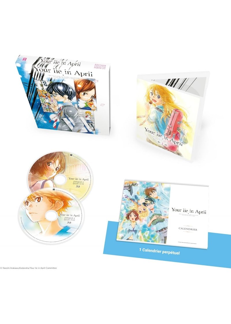 IMAGE 3 : Your Lie in April - Partie 2 - Edition Collector - Coffret DVD