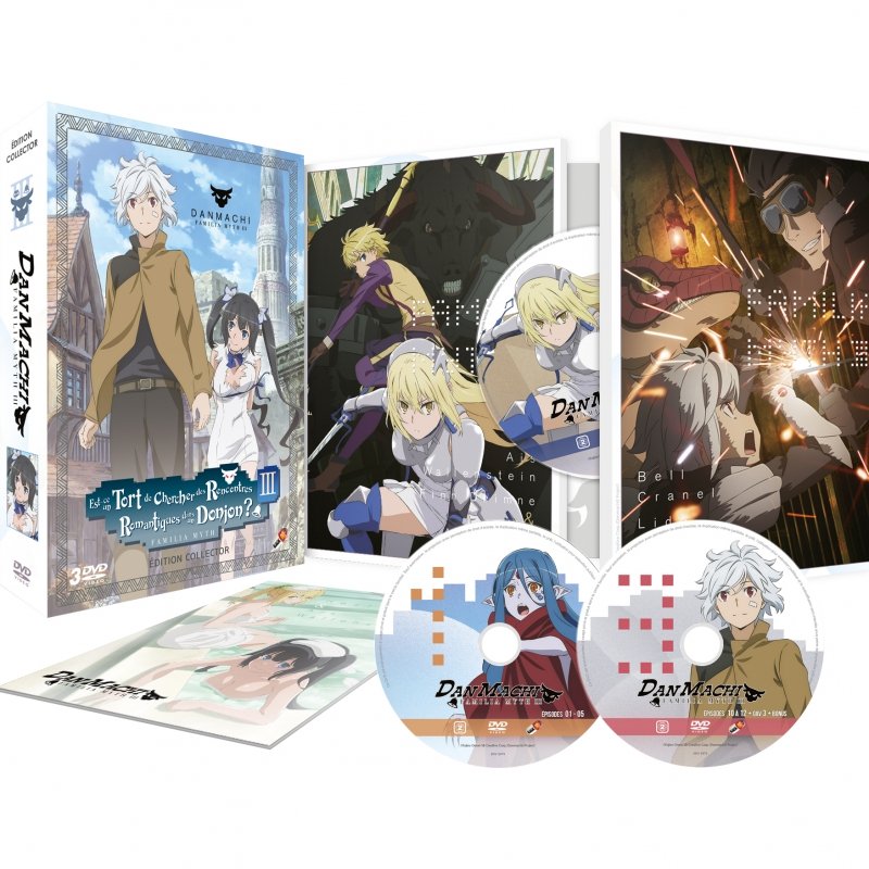 DanMachi : Familia Myth - Saison 3 - Edition Collector - Coffret DVD