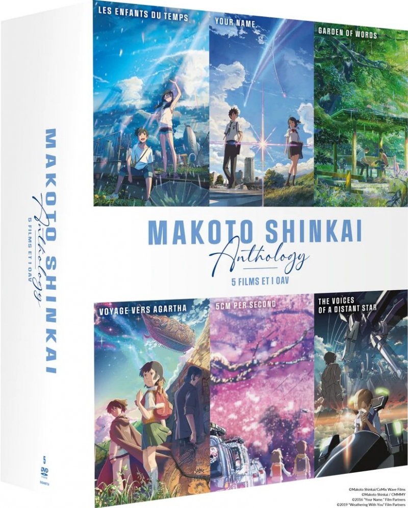 Makoto Shinkai - 5 Films et 1 OAV - Coffret DVD