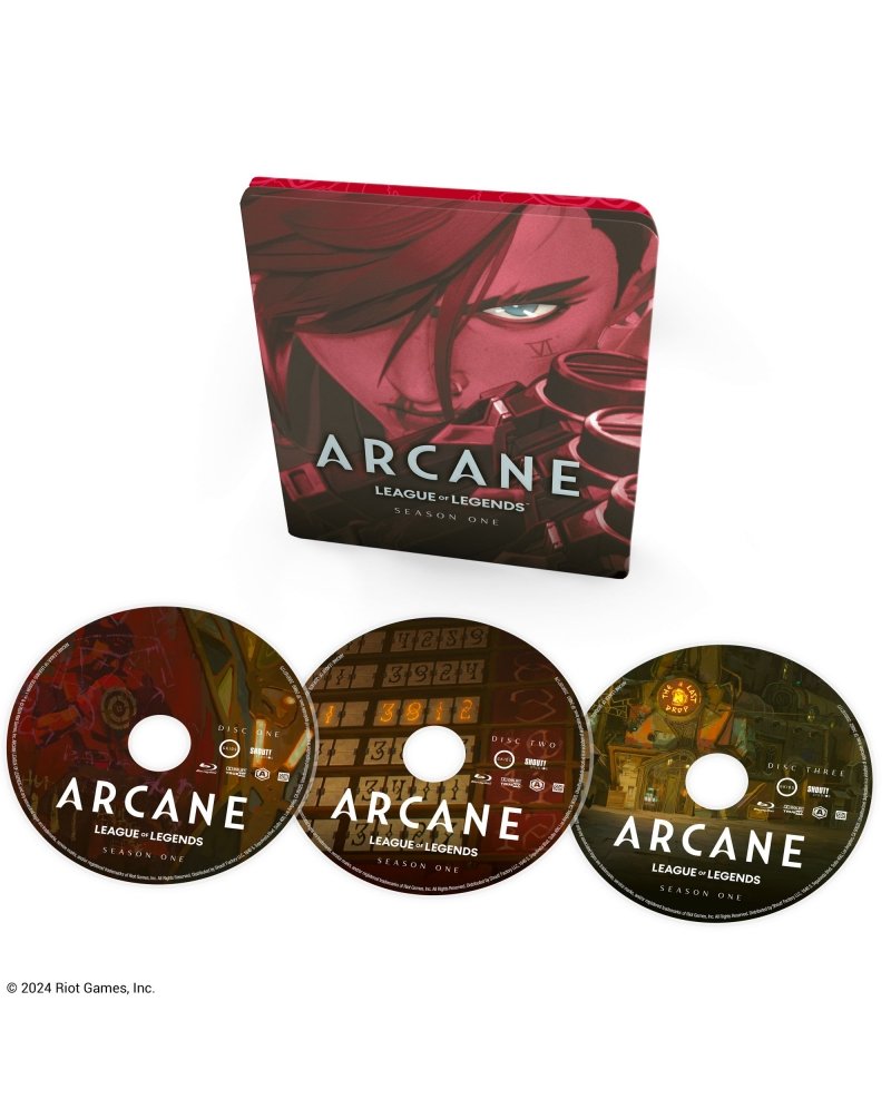 IMAGE 2 : Arcane : League of Legends - Saison 1 - Edition Steelbook - Blu-ray