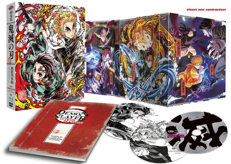 Demon Slayer - Film : Le train de l'infini - Coffret Combo Blu-ray + DVD + CD Audio