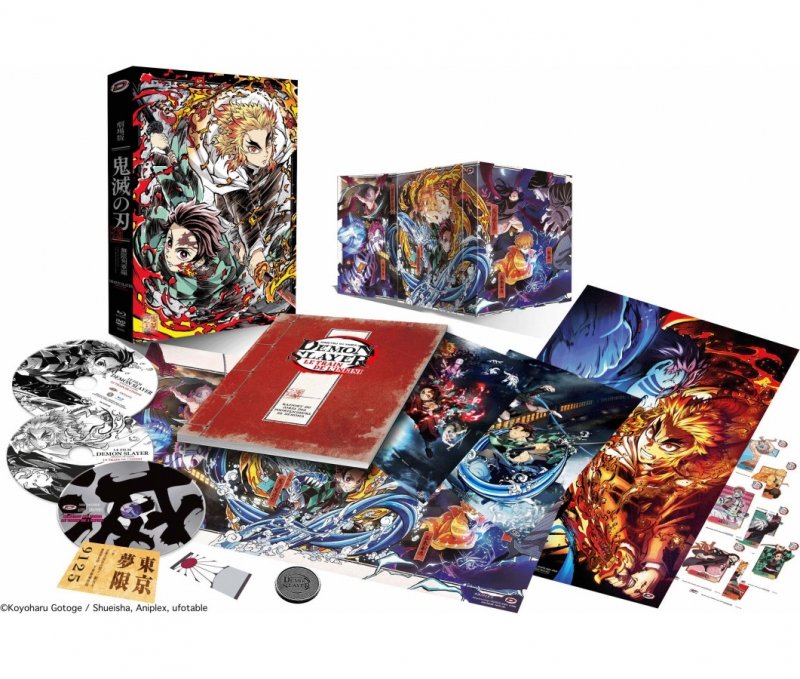 Demon Slayer - Film : Le train de l'infini - Collector - Coffret A4 Combo Blu-ray + DVD + CD Audio