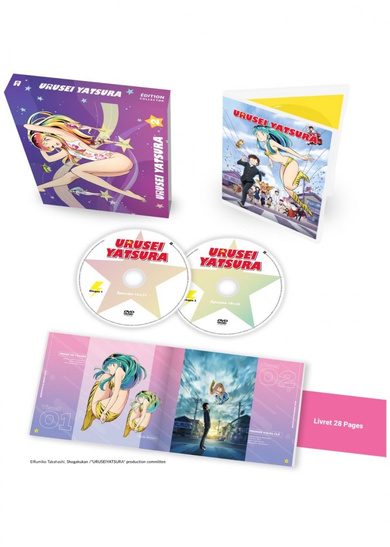 IMAGE 2 : Urusei Yatsura : Lamu - Saison 1 (2022) - Partie 2 - Edition Collector - Coffret DVD