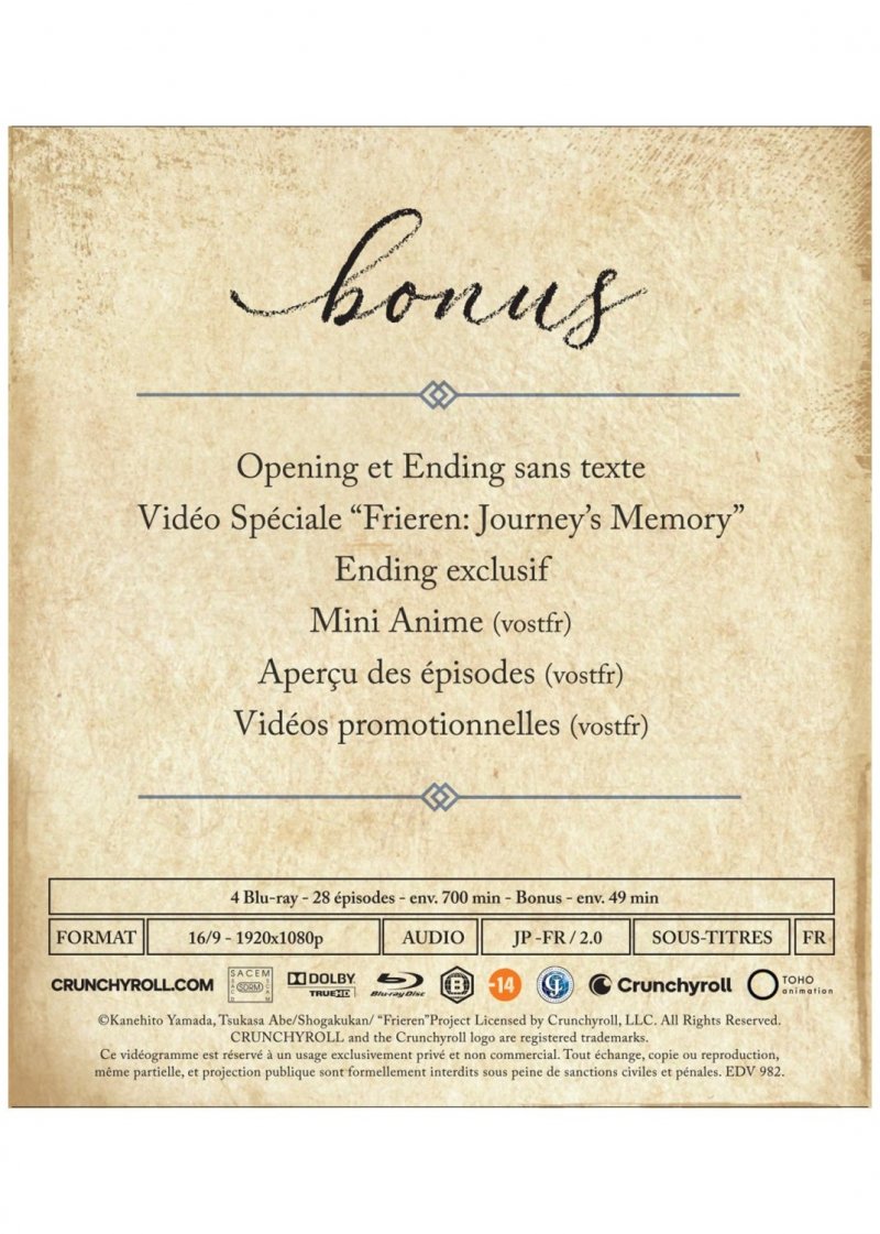 IMAGE 3 : Frieren : Beyond Journey's End - Saison 1 - Coffret Blu-ray Collector