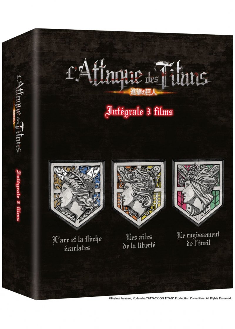 L'Attaque des Titans - Films 1  3 - DVD