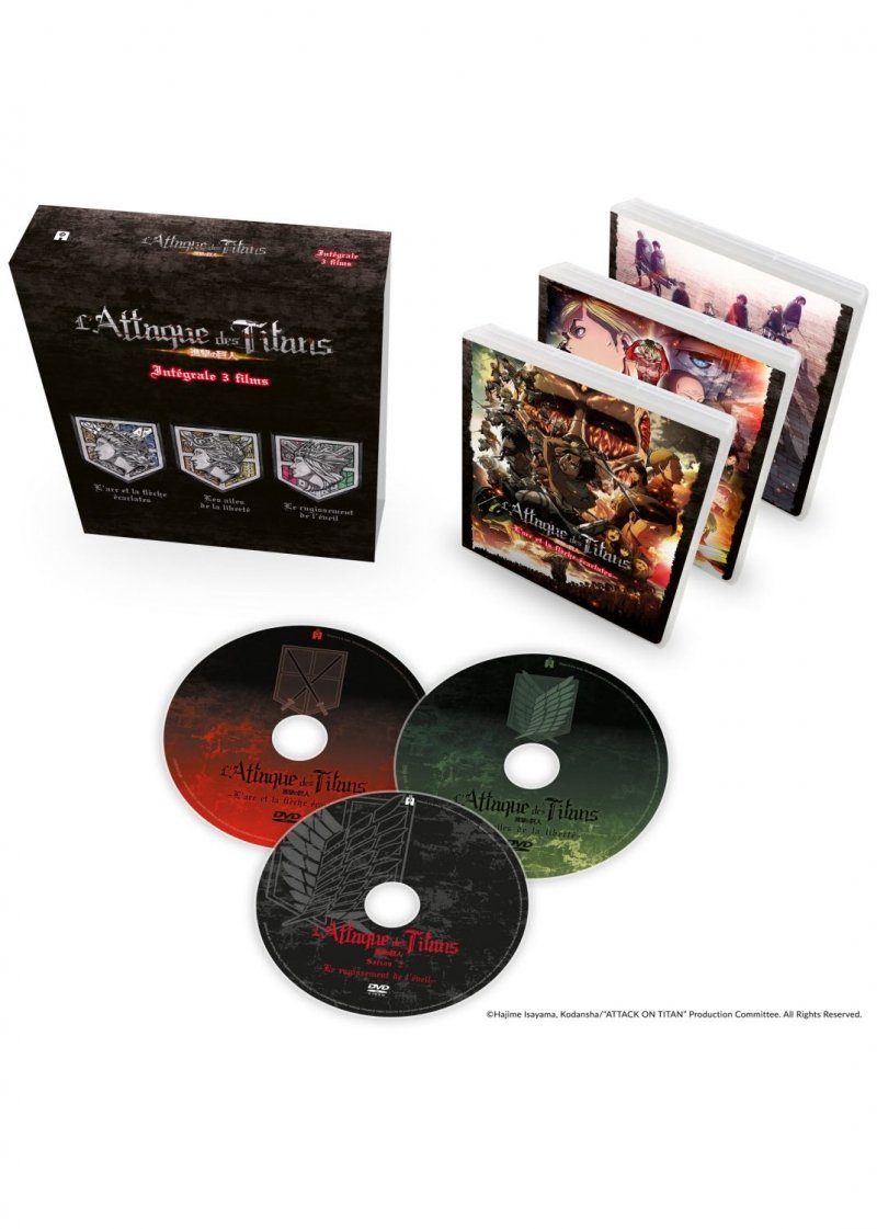 IMAGE 2 : L'Attaque des Titans - Films 1  3 - DVD