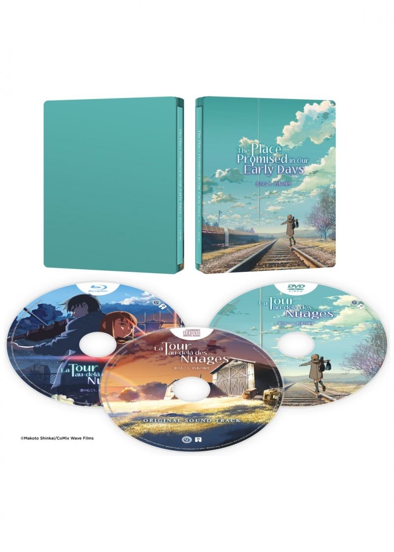 IMAGE 2 : La Tour au-del des nuages - SteelBook Combo Blu-ray + DVD + CD BO