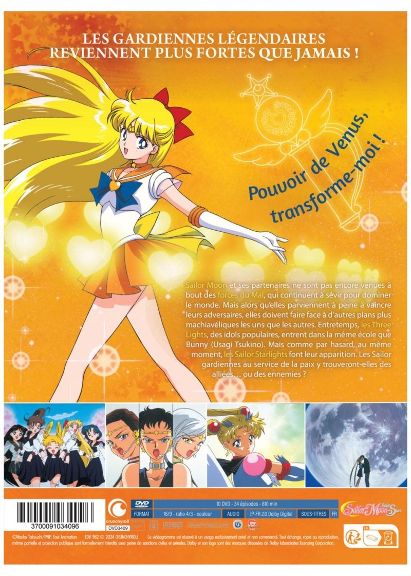 IMAGE 3 : Sailor Moon Sailor Stars - Int�grale Saison 5 - DVD