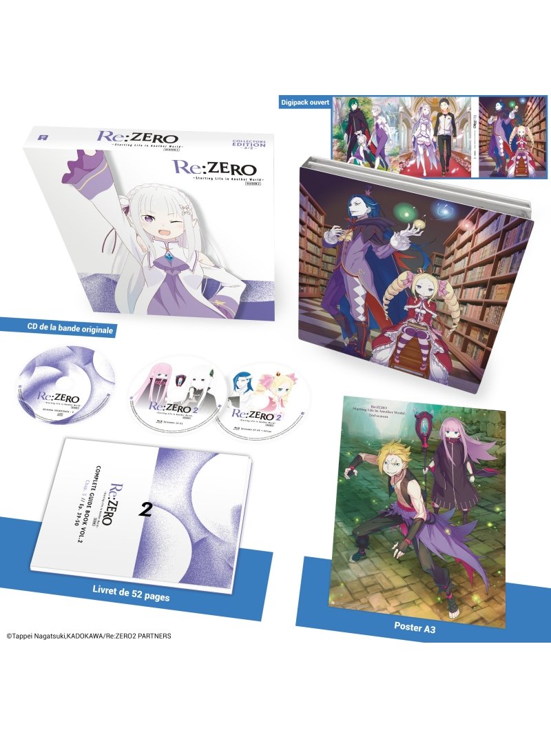 IMAGE 3 : Re:Zero - Starting Life in Another World - Saison 2 - Partie 2 - Edition Collector - Coffret Blu-ray