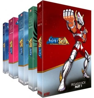 Saint Seiya (Les Chevaliers du Zodiaque) - Intgrale Collector - Pack 5 Coffrets (21 DVD) - Non censur