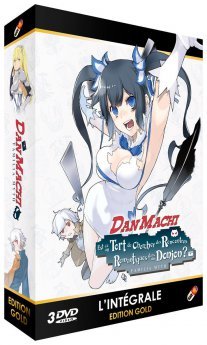 DanMachi : Familia Myth - Saison 1 - Edition Gold - Coffret DVD + Livret