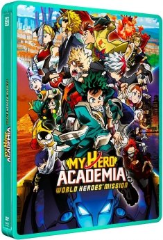 My Hero Academia - Film : World Heroes' Mission - Edition SteelBook - Combo Blu-ray + DVD